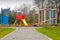 Big colorful children playground equipment