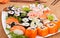 Big Colorful Plate of Sushi