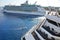 Big Cruise Ships in Cozumel, Mexico