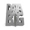 Big data 3D gray word with wood ladder