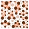 Big data abstract metaball organic shemistry illustration