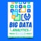 Big Data Analytics Creative Promo Banner Vector