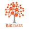 BIG Data fundamentals, tree, vector illustration