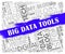 Big Data Tools Digital Toolbox 2d Illustration