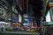 Big digital advertising screens and lights at Times Square in New York City