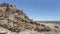 big Dolerite boulders butte in desert, near Hobas, Namibia