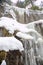 Big Falcon ravine in Slovak Paradise National park in winter, Slovakia