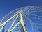 Big Ferris wheel, summer day