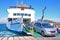 Big ferry in Preko harbor
