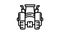 Big field tractor icon animation