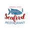 Big fish. Seafood. ORIGINAL TASTE. RESTAURANT.