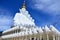 Big five white buddha at Wat Pha Sorn Kaew in Phetchabun, Thailand