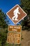 Big Foot Crossing Sign