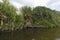 Big and fresh endemic vegetation of Palomino River at colombian guajira department