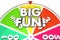 Big Fun Game Wheel Spinning Exciting Entertainment