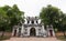 Big gate of temple of literature in Hanoi, Vietnam