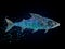 Big genomic data of marine fish, key of fish biodiversity. Generated AI