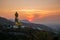 The big golden Buddha at Khao Wong Phra Chan