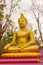 Big Golden Buddha statue at Wat Sai Yang Temple. Phichit, T
