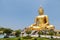 Big golden Buddha at Wat Muang of Ang Thong province