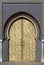 Big golden doors of the royal palace of Fes, Morocco