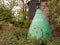 a big green pulley outside from sailing in garden front cool retro chic