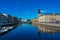Big harbour channel (stora hamnkanalen) in swedish city Goteborg