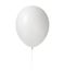 Big helium inflatable latex white balloon for decorations on birthday wedding corporative party isolated on white