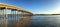 Big Hickory Bridge crosses New Pass in Estero Bay toward Bonita Springs