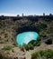 The big hole at Kimberley, South Africa.