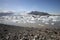 Big icebergs in lake jokulsarlon, ijsland