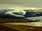 The big icelandic glacier scenery