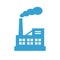 Big industrial factory vector icon