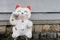 Big Japanese Manekineko Lucky cat doll