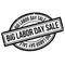 Big Labor Day Sale rubber stamp