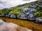 Big lake at Inisheer Aran island Ireland tourist attraction