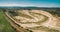 Big limestone mine and mountains in Australia.