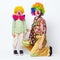 Big and little funny clowns photo