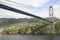 Big long suspension bridge in Bergen