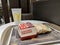 Big Mac and Classic Chicken Sandwich with Drink on a tray
