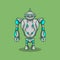 Big Man robot Mecha Mascot