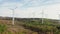big modern wind park in the nature 4k 30fps video