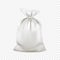 Big money bag on a transparent background. Vector image