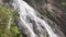 Big Mountain Waterfall cascade on mountain rocks