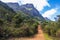 Big mountains and trails Kirstenbosch National Botanical Garden, Cape Town