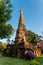 Big Pagoda of Wat Yai Chaimongkol Historical landmark Thai Buddhist Temple of Phra Nakhon Si Ayutthaya Tourist Attraction