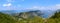 Big panorama Kotor bay from mount Lovchen