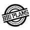 Big Plans rubber stamp