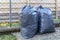 Big Plastic Bin Bags of Rubbish