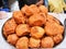 Big Potato fries delicious famous iftar item: Street junk food closeup view at Dhaka